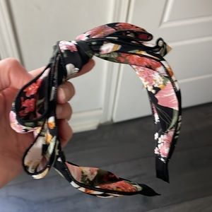 Floral Print Bow Cottagecore Headband
